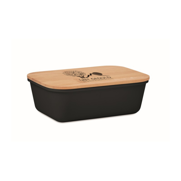 Lunchbox mit Bambus-Deckel für den Regionalkongress 2023 - Übt Geduld