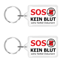 Schlüsselanhänger – KEIN BLUT - deutsch...