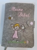 Filz-Bibelhülle für Kinder (Mädchen)